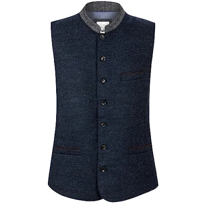 Image of Stockerpoint Jules Waistcoat, Blue Grey