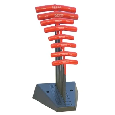 Image of Bondhus, BTX80MMS T Handle BALLDRIVER HEX Set + Stand 2MM 10MM, 13189