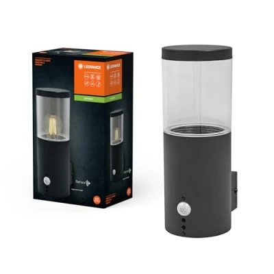 Image of LEDVANCE outdoor wall lamp EnduraClassic Ebro Sensor dark grey