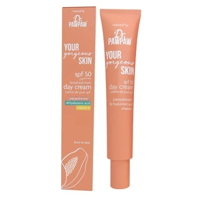 Image of Dr.PAWPAW Your Gorgeous Skin SPF 50 PA++++ Day Cream: Soothing, Hydrating, Smoothing, Restoring &amp; Calming (45 ml)
