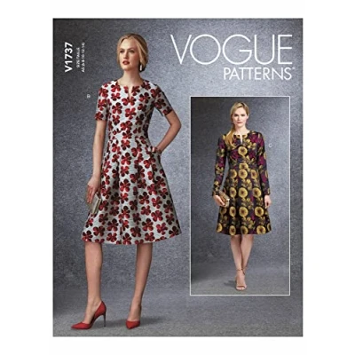 Image of Vogue Patterns V1737A5 Misses Dress, White