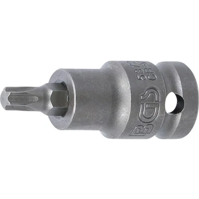 Image of BGS 5372 Impact Bit Socket length 55 mm 12.5 (1/2&quot;) Drive T Star (for Torx) T40