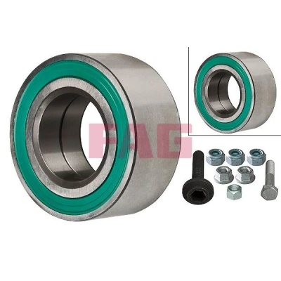 Image of 4A0407625A, 4A0407625AWB, 4A0498625, 4D0407625E, 4D0407625EWB Wheel bearing kit FAG 713 6100 30 Photo corresponds to scope of supply 82mm