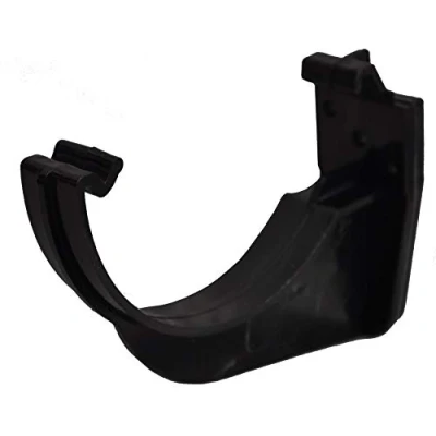 Image of Pack of 5 Half Round Guttering Fascia Bracket Black