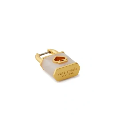 Image of Kate Spade New York huggies, White Gold
