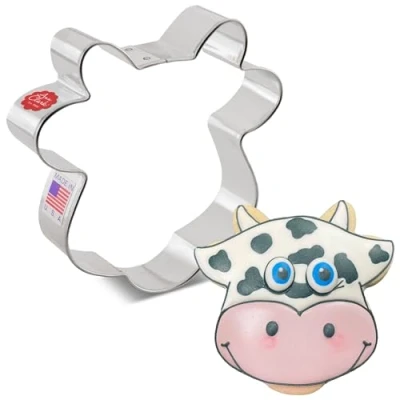 Image of Ann Clark Cookie Cutters Cow Face Cutter, 10.16 cm