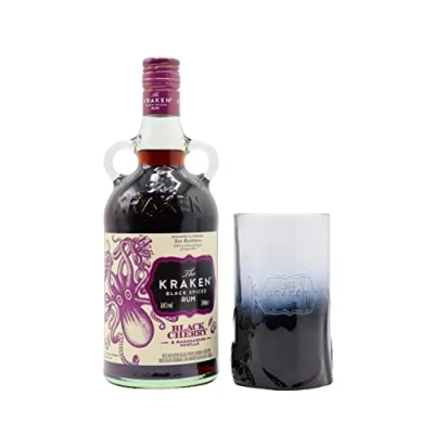 Image of Kraken Tumbler &amp; Black Cherry Madagascan Vanilla Spiced Rum