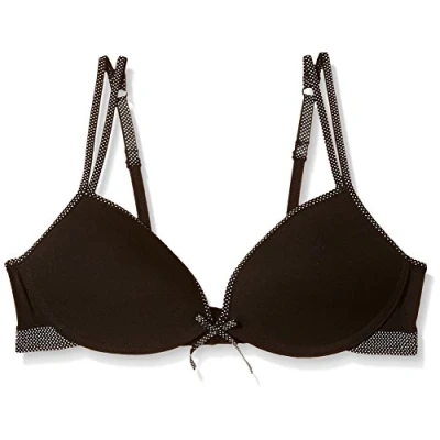 Image of Boobs&amp;Bloomers Girl&#039;s 7.004 Basic Padded Anny Full Cup Bra, Black , 30AA