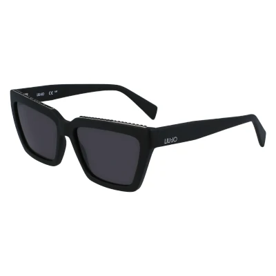 Image of LIU JO Sunglasses, Women&#039;s, Size: 57, Matte black