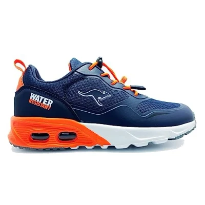 Image of KangaROOS Men&#039;s Kx Raptor Low Sneaker, Dk Navy Neon Orange, 3.5 UK