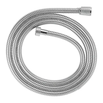Image of GROHE VitalioFlex Metal Shower Hose 2 m, (Tensile Strength 50 kg, Pressure Resistance Up to 5 Bar, Heat 70C, Universal Connection G 1/2&#039;&#039; x 1/2&#039;&#039;), Chrome, 22107000
