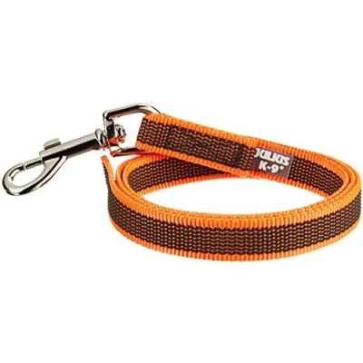 Image of Color &amp; Gray Super Grip Leash without Handle, 20 mm x 1 m, Orange