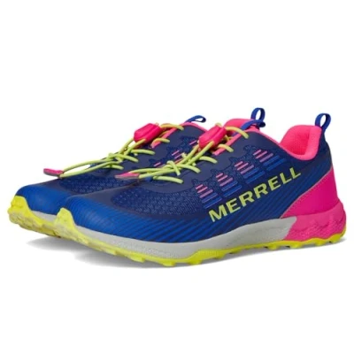 Image of Merrell Agility Peak Sneaker, Colbalt/Pink, 4 UK