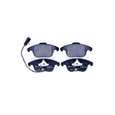 Image of 8K0698151A, 8K0698151F, 8K0698151P Brake pad set HELLA 8DB 355 013 861 with integrated wear warning contact AUDI: A4 B8 Avant, A5 Coupe