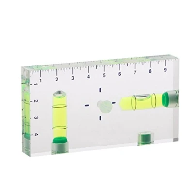Image of High Precision Transparent Two Direction Magnetic Level Bubble Mini Spirit
