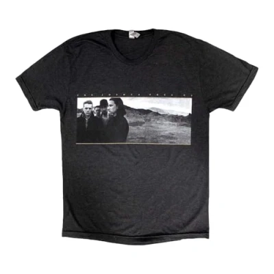 Image of U2 Unisex Adult Joshua Tree Dates 2017 T Shirt, Gray, S
