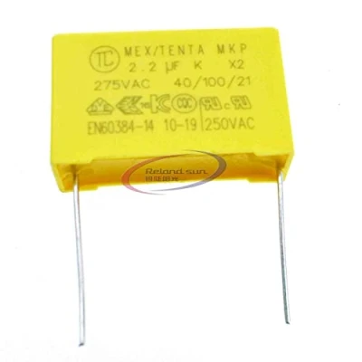 Image of 10Pcs Safety Capacitor 275VAC 225 2.2UF 275V Pitch 27mm Polypropylene Film Capacitance