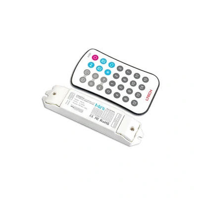 Image of RF Receiver and Remote Button Digital RGB Pixel Controller Integral LED