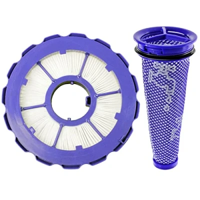 Image of SPARES2GO Post Motor HEPA Filter Set compatible with Dyson DC50 DC50i Animal Multi Floor Vacuum Cleaner
