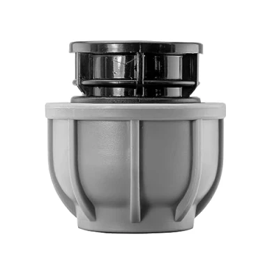 Image of MDPE Compression Connector Fittings 25mm LDPE Water Pipe Elbow Valve Straight (Stop end 25mm)