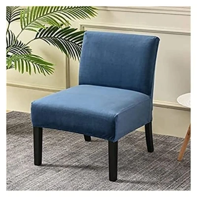 Image of TGETBTTSR Accent Chair Slipcover Cover High Stretch Armless Covers for Living Room Slipcovers Modern Furniture Protector with Elastic Bottom (Color : #12)