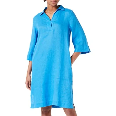Image of s.Oliver Women&#039;s Blouse Dress, Blue, 10