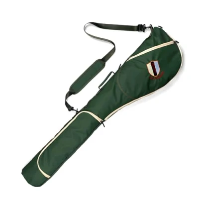 Image of TOURBON Portable Nylon Golf Bag Lightweight Sunday Carry Foldable Club Travel Training Case