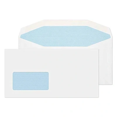 Image of Purely Everyday Mailer Gummed Low Window White DL+ 121X235 90GSM Box of 1000