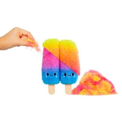 Image of Fluffie Stuffiez Small Collectible Plush Ice Pops Surprise Reveal Unboxing Huggable Ultra Fluff DIY from the Treats Family Tactile Play and Fidget For Kids Ages 4+