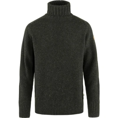 Image of Fjallraven 87072 633 Övik Roller Neck Sweater M Sweatshirt Men&#039;s Dark Olive Size XL