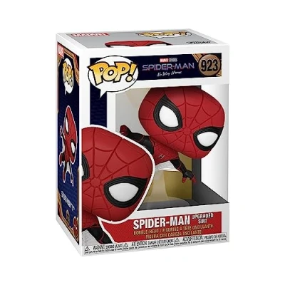 Image of Funko Pop! Marvel: Spider man (Upgraded Suit) Collectable Vinyl Figure Gift Idea Official Merchandise Toys for Kids &amp; Adults Movies Fans Model Collectors