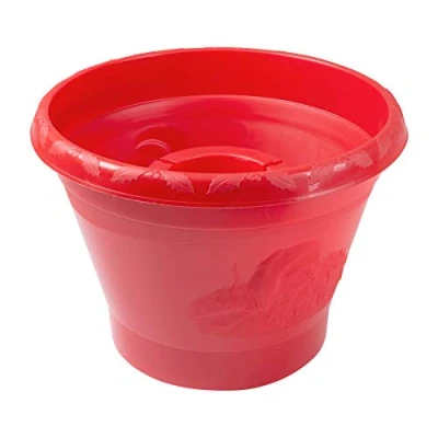 Image of Whatmore Wham Red Attractive Xmas Tree Stand with water reservoir christmas tub holder plastic