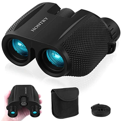 Image of Hontry Binoculars for Adults and Kids, 10x25 Compact Bird Watching, Theater Concerts, Hunting Sport Games