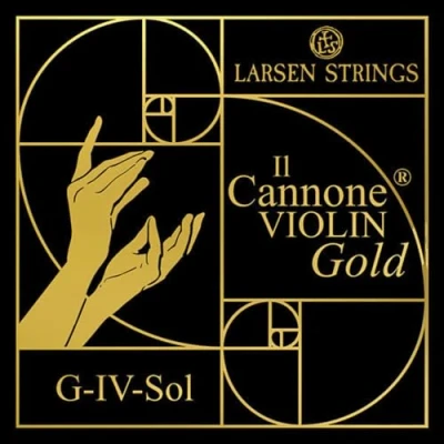 Image of LARSEN strings violin Il CANNONE Gold G Soloist