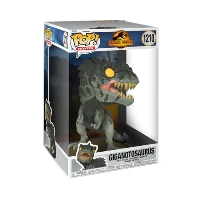 Image of Funko Pop! Jumbo: JW3 Giant Dino Gigantosaurus Jurassic Park Collectable Vinyl Figure Gift Idea Official Merchandise Toys for Kids &amp; Adults Movies Fans Model Collectors