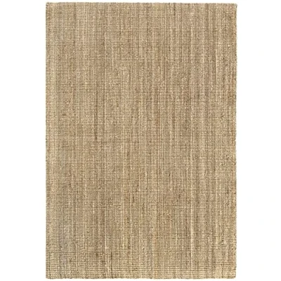 Image of HAMID Rug Jute Kerala Natural Colour, Area Rug, 100% Fibre Handmade, Braided for Home, Living Room, Floor Carpet..(230x160cm)