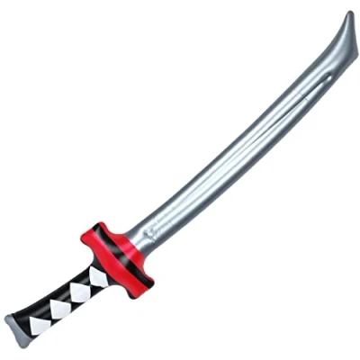 Image of Quickdraw Inflatable Ninja Sword Samurai Toy Fancy Dress Kids Party Prop Pirate Assassin Scabbard Costume Accessory