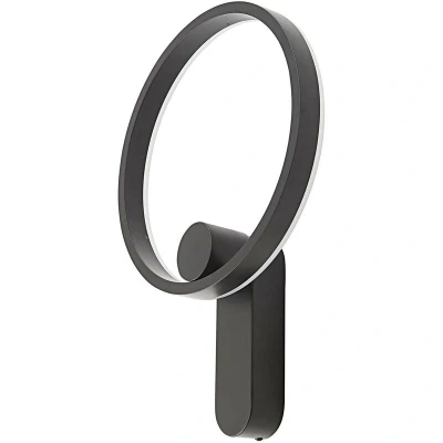 Image of Lucande LED wall lamp Yekta, indirect, black, 10.5W