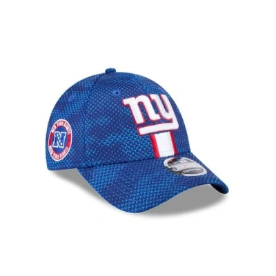 Image of New Era York Giants NFL 2024 Sideline Blue 9Forty Adjustable Stretch Snapback Cap