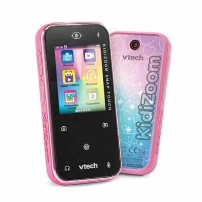 Image of VTech Kidizoom Snap Touch Pink, Kids Camera, Interactive Toy 6/13 Years Old FR Version, Pink