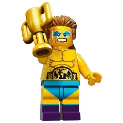 Image of LEGO Series 15 Collectible Minifigure 71011 Wrestling Cahmpion