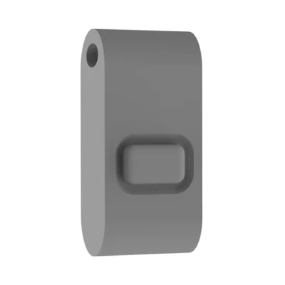 Image of Kinetic Silicon Fob for Candeo RF receiver modules (1 button, grey)