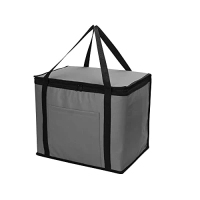 Image of 1ABOVE 30L Soft Cooler Bag Box Insulated Portable Lightweight Keeps Food Drinks Cool Cooling Delivery for Beach Camping BBQ Shopping Fishing Picnic Lunch Outdoor Travel (GREY)