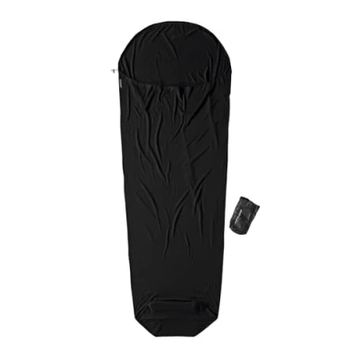 Image of Cocoon Merino Sleeping Bag Mummy Liner Wool, Black