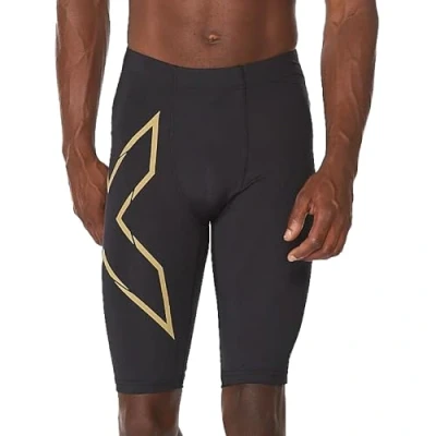 Image of 2XU Light Speed Compression Shorts Optimal Support &amp; Comfort for Runners in Black