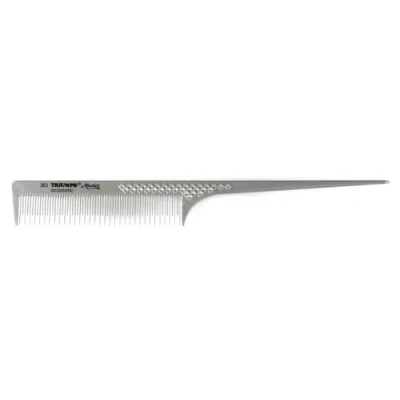 Image of TRIUMPH Master 263 Antistatic plastic pin tail comb Silver