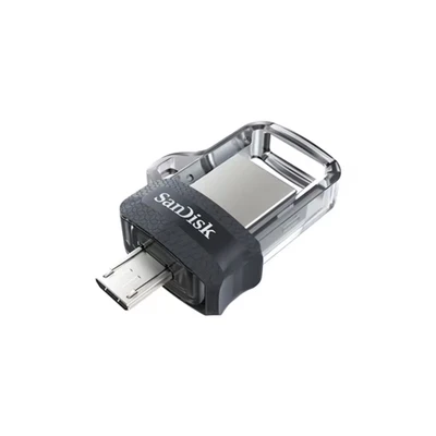 Image of SanDisk 256GB Ultra Dual Drive m3.0 Flash Drive, smartphone storage, USB stick, memory stick with reversible micro and Type A connectors, for Android smartphones, tablets computers