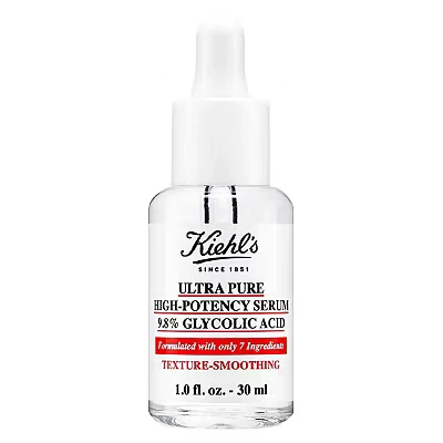 Image of Kiehls Ultra Pure High Potency Serum 9.8% Glycolic Acid (Texture Smoothing) 30ml