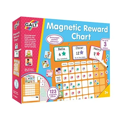 Image of Galt Toys, Magnetic Reward Chart, Encourage Good Behaviour and Habits, Ages 3 Years Plus