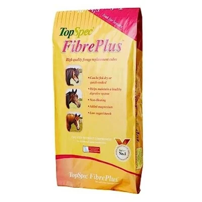 Image of Topspec FibrePlus Cubes complimentary Horse Feed 20Kg